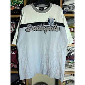 Vintage Y2K Southpole Varsity Letter Striped Tee